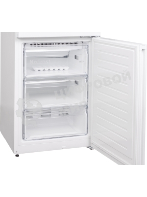 Холодильник Weissgauff CBN2WC2W2 INVERTER белый двухкамерный 280/108л морозилка снизу, No Frost