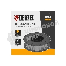 Порошковая проволока Denzel Е71TGS, диам. 0,8 мм, 5 кг, диам. катушки D200
