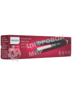 Выпрямитель для волос Philips BHS378/00 черный/розовый, 28 мм, 230 °C, 6 режимов