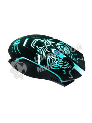 Мышь беспроводная Dialog Gan-Kata MRGK-12UR черный, 1600 dpi, радиоканал, USB, кнопки - 6