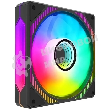 Вентилятор для корпуса Alseye Mirror-B-P черный, 120 мм, 2000 об/мин, 35.2 дБ, 4 pin