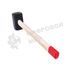 Кувалда Сибртех 6000 г, кованая головка, деревянная рукоятка 650 мм