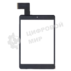 Сенсорное стекло (тачскрин) C196131F1-FPC808DR. черное