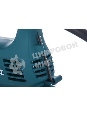 Лобзик электрический Makita 4329KX1 Лобзик,в\рук, 450Вт,500-3100об\м,ход-18мм,рез-65мм,1.9кг,чем,маятн,набор A-86898