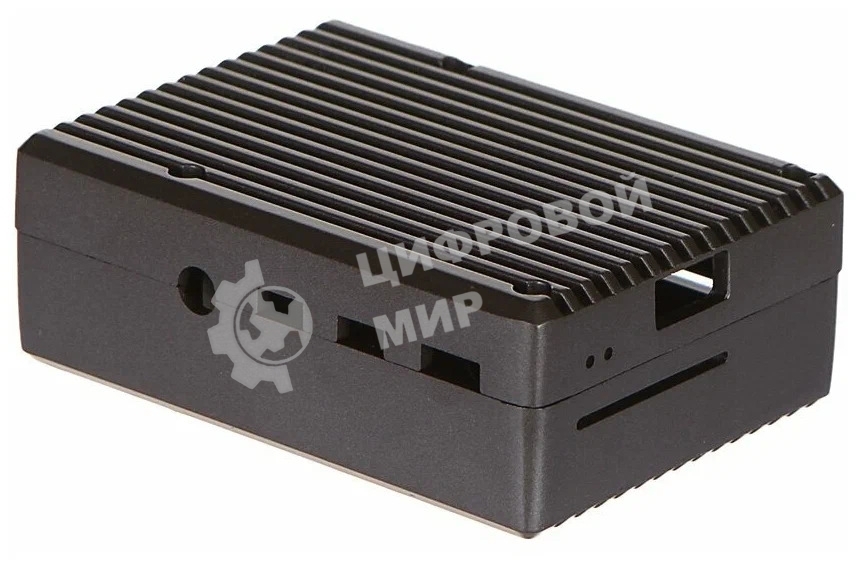 Корпус Qumo, Aluminum Case, Raspberry Pi 4B, Grey(RS018)