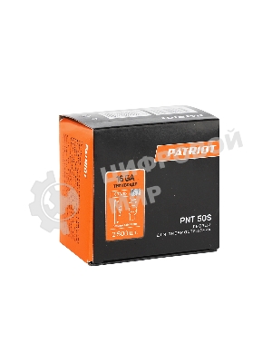 Гвозди PNT 50S для пневмостеплера ANG 210R, отделочные, тип 16 (16GA), сеч. 1,6 x 1,4 мм, шляпка 3 мм, длина 50 мм, сталь, 2500 шт