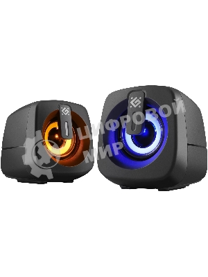 Компьютерная акустика Defender J1 6Вт, подсветка, питание от USB