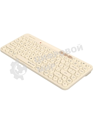 Клавиатура беспроводная A4Tech Fstyler FBK36C AS, USB, Bluetooth/Радиоканал, бежевый