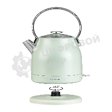Чайник электрический Galaxy Line GL 0333, мятный, металл, 2200 Вт, 1,5 л