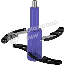 Измельчитель электрический Kitfort КТ-3050-1 белый/фиолетовый