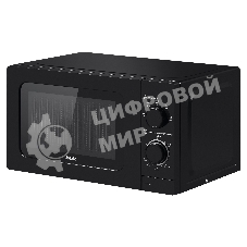 Микроволновая печь BBK 20MWS-717M/B черный, 20 л, 700 Вт, переключатели - поворотный механизм
