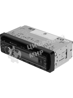 Автомагнитола URAL МОЛОТ АРС-МТ 225К, 1 DIN, Bluetooth, USB Type-A, AUX, съёмная панель