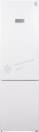 Холодильник Weissgauff CBN2WC2W2 INVERTER белый двухкамерный 280/108л морозилка снизу, No Frost