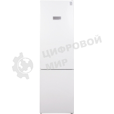 Холодильник Weissgauff CBN2WC2W2 INVERTER белый двухкамерный 280/108л морозилка снизу, No Frost