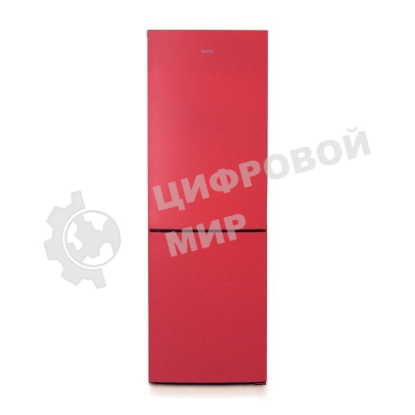 Холодильник Бирюса H6149 красный двухкамерный 245/135 л морозилка снизу, автоматическое оттаивание