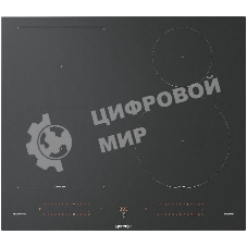 Варочная панель Gorenje, 60 см, индукция, 4 зоны нагрева, слайдерное управление, таймер, функция Bridge, функция PowerBoost, автопрограммы, автоопределение посуды, StableHeat, Wi-Fi, защита от детей, черный