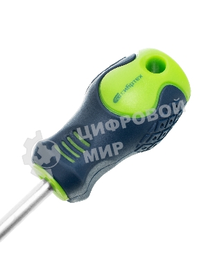 Отвертка Сибртех PH2 х 38 мм, CrV, двухкомпонентная рукоятка