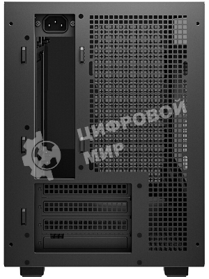 Корпус DeepCool CH260 Wood, Micro-Tower, чёрный