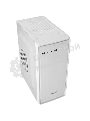 Компьютерный корпус MiniTower Ginzzu B185 White mATX,2xUSB 2.0, белый,w/o PSU, w/o fan (Ginzzu B185)