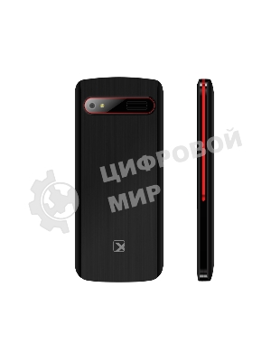 Мобильный телефон teXet TM-308 черный-красный