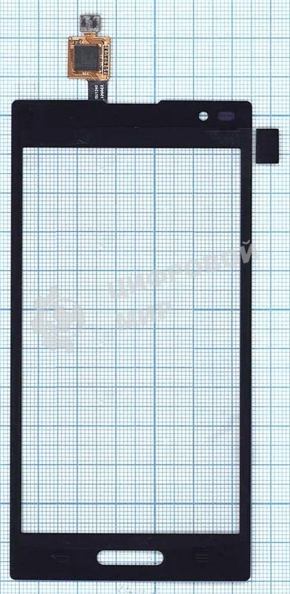 Сенсорное стекло (тачскрин) для LG Optimus L9 (P769), черное