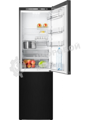 Холодильник Atlant ХМ-4624-151 черный металлик двухкамерный 228/119л морозилка снизу