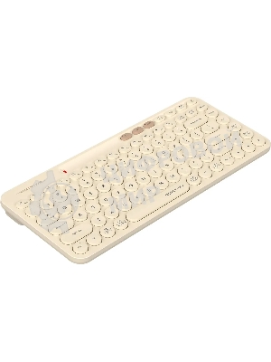 Клавиатура беспроводная A4Tech Fstyler FBK36C AS, USB, Bluetooth/Радиоканал, бежевый