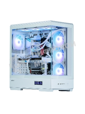 Компьютерный корпус ZALMAN P50 DS, ATX, WHITE, WINDOW, 2x3.5
