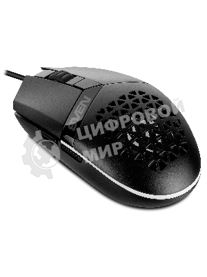 Мышь проводная SVEN RX-G735 черный, 4000 dpi, USB, кнопки - 6