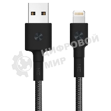 Кабель USB ZMI USB cable (MFi certified 200cm PP braided Lightning cable) черный