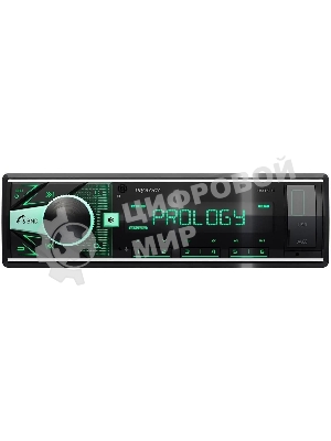 Автомагнитола Prology CMX-250, 1 DIN, Bluetooth, USB Type-A, AUX, пульт ДУ