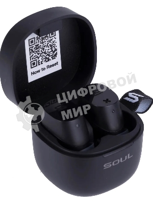 Наушники TWS SOUL ST-XX матовый черный, внутриканальные, Bluetooth