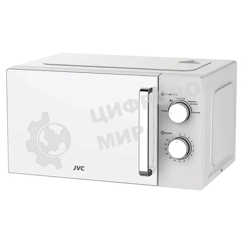 Микроволновая печь JVC JK-MW149M белый, 20 л, 700 Вт, переключатели - поворотный механизм