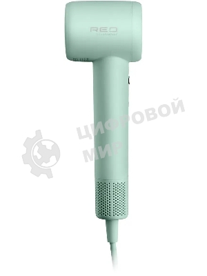 Фен Red Solution F572 зеленый/мятный, 1400 Вт, компактный, ионизация