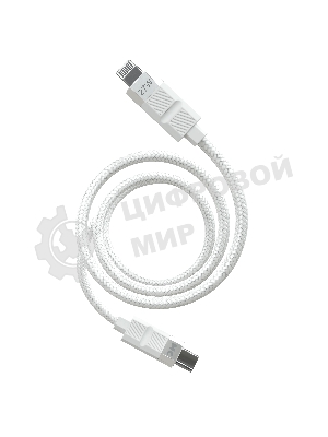 Дата-кабель MORE CHOICE (4620202555045) K87ia USB 3.0A PD 27W для Lightning ng 8-pin Type-C - 1м, белый