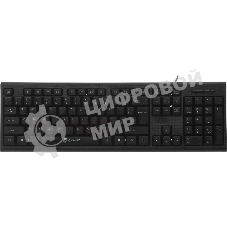 Клавиатура проводная Oklick 120M, USB, черный