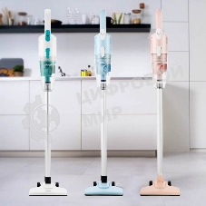 Пылесос вертикальный КТ-586-1 белый, питание от сети, 400 Вт, уборка сухая, пылесборник 1,2 л