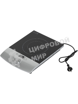 Плита настольная электрическая Hyundai HYC-0102 серебристый/черный стеклокерамика