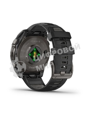 Смарт-часы Garmin Fenix 8 AMOLED Sapphire угольно-черный DLC, черный 47мм