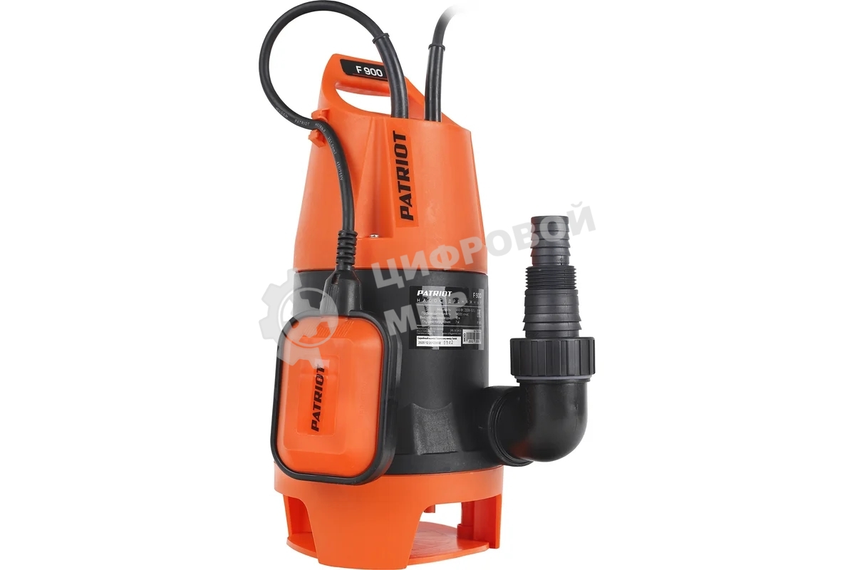 Садовый насос дренажный Patriot F900 900Вт 14000л/час