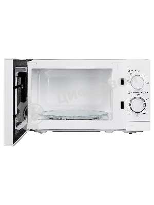 Микроволновая печь BBK 20MWS-786M/W белый, 20 л, 700 Вт, переключатели - поворотный механизм