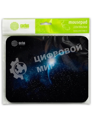 Коврик для мыши Cactus Space 220x180x2мм (CS-MPC-P04XS)