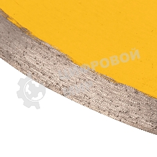 Диск алмазный сплошной Denzel супертонкий, 250 х 25,4 мм, горячее прессование, мокрое резание