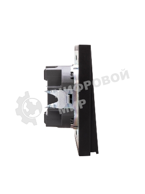 Выключатель Kranz STRONG 2 кл с подсветкой 10А с/у антрацит