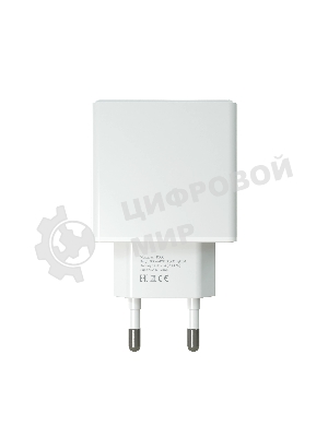 Сетевое зарядное устройство MORE CHOICE (4610196408632) NC60 1USB-C 3.0A PD 20W быстрая зарядка белый