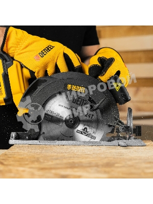 Пила циркулярная аккумуляторная бесщет. Denzel CCSH-BL-20-185, 185 мм, Li-Ion, 20 В