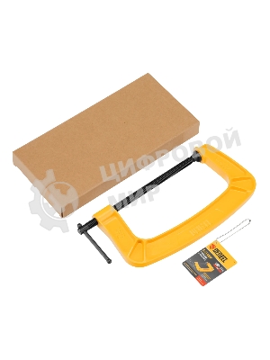 Струбцина Denzel G-образная, усиленная, 200 мм