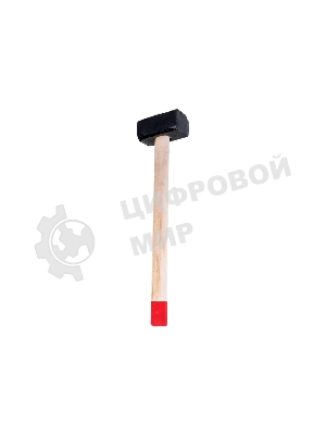 Кувалда Сибртех 6000 г, кованая головка, деревянная рукоятка 650 мм