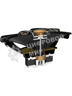 Колонки автомобильные Pioneer TS-A6988S 700Вт 92дБ 4Ом 16x24см (6x9дюйм) (ком.:2кол.) коаксиальные пятиполосные