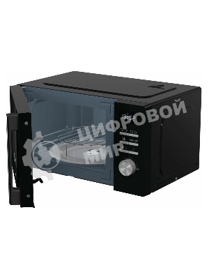 Микроволновая печь Gorenje MO20A4BH черный, 20 л, 800 Вт, переключатели - кнопки, поворотный механизм